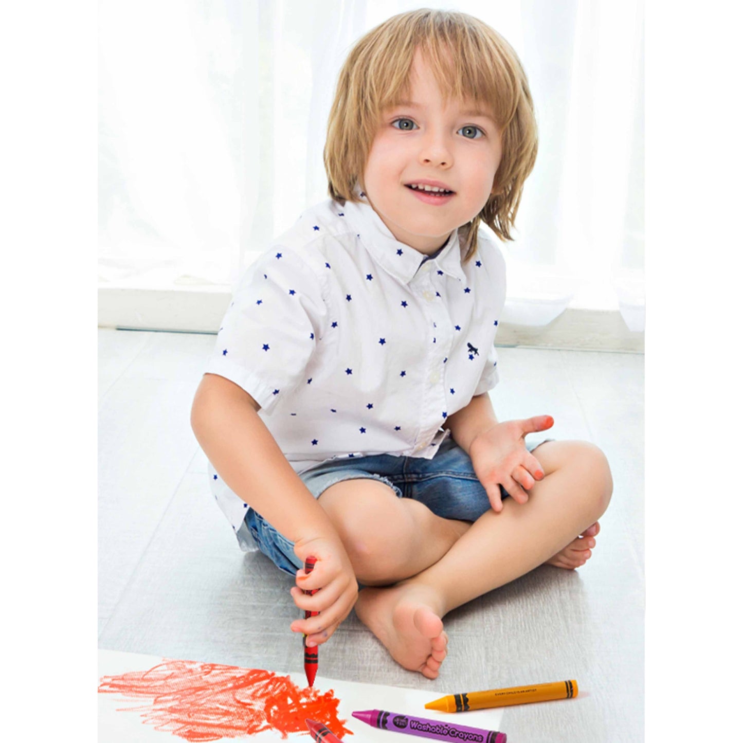 Jar Melo Washable Crayons - 16 Colors by Toytinkr