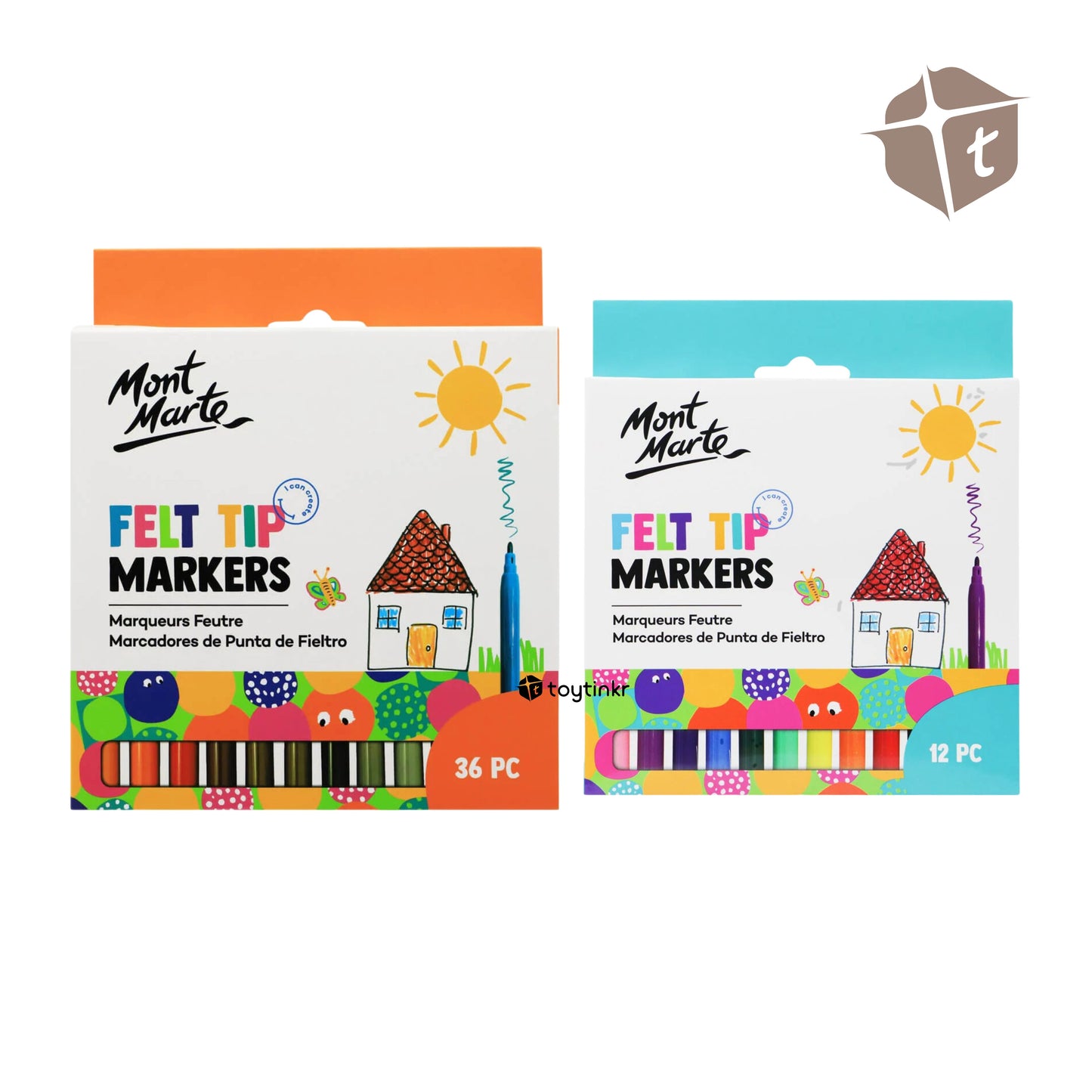 Mont Marte Felt Tip Markers by Toytinkr