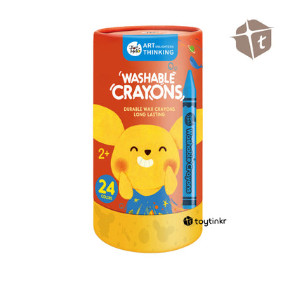 Jar Melo Washable Crayons - 24 Colors by Toytinkr