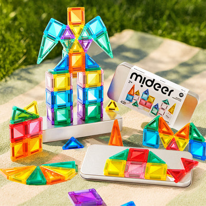 Mideer Mini Magnetic Tiles - 42pcs by Toytinkr