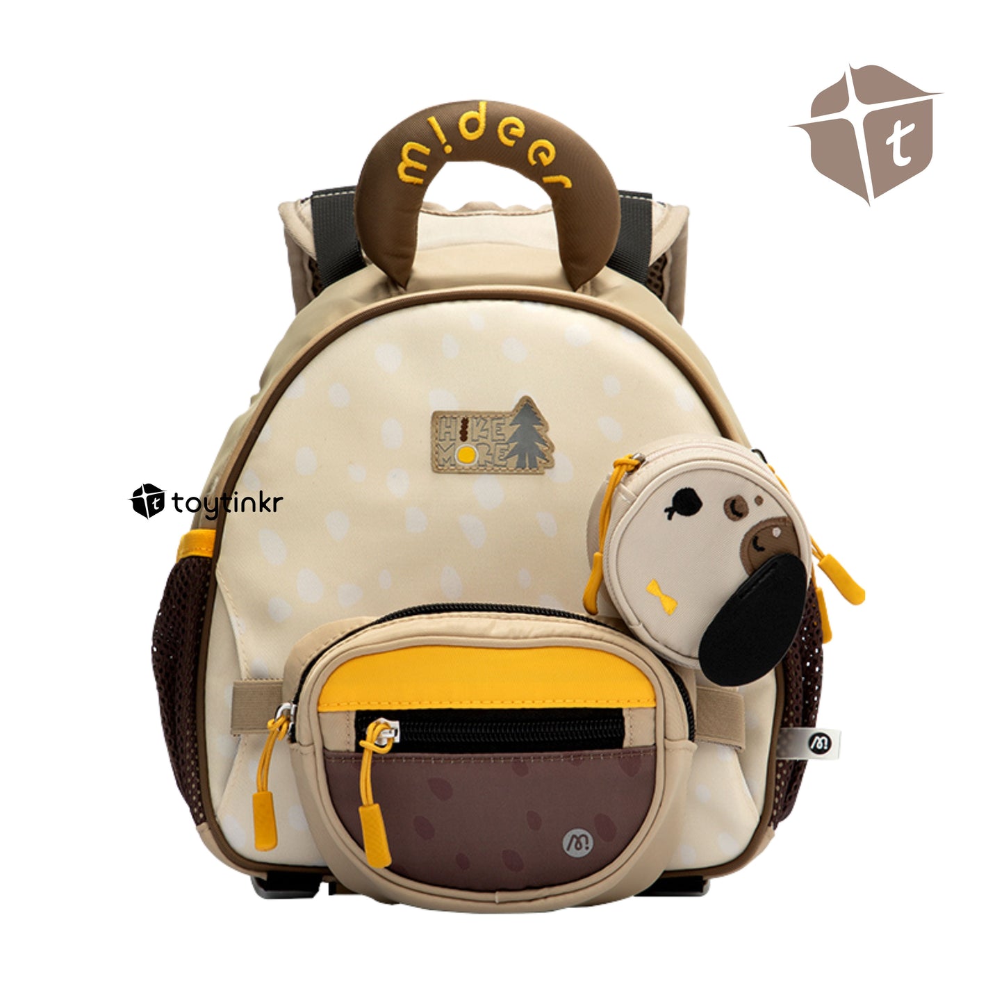 Mideer Outing Backpack - Beige (Small) by Toytinkr
