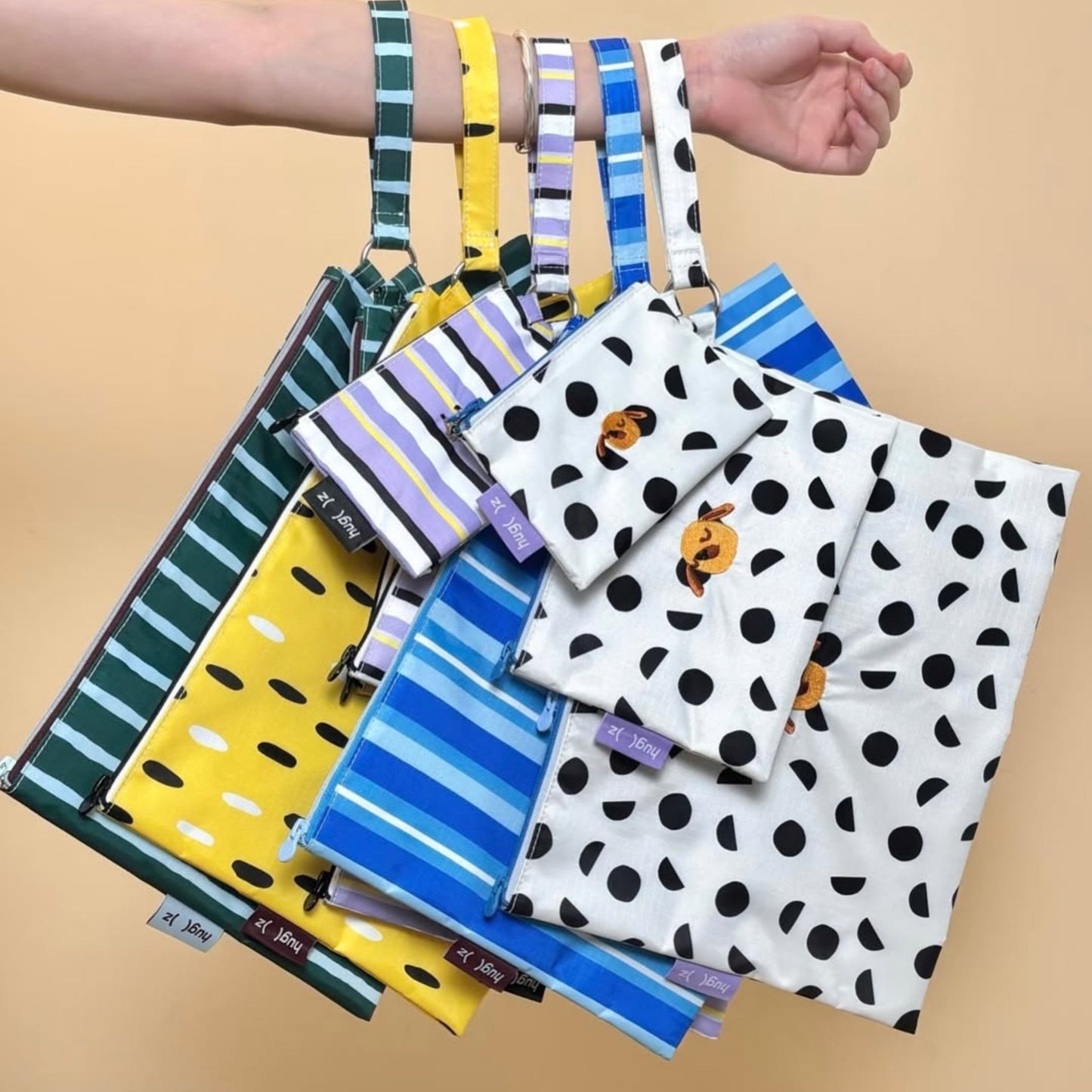 Hug Z Personalized Trio Pouches by Toytinkr