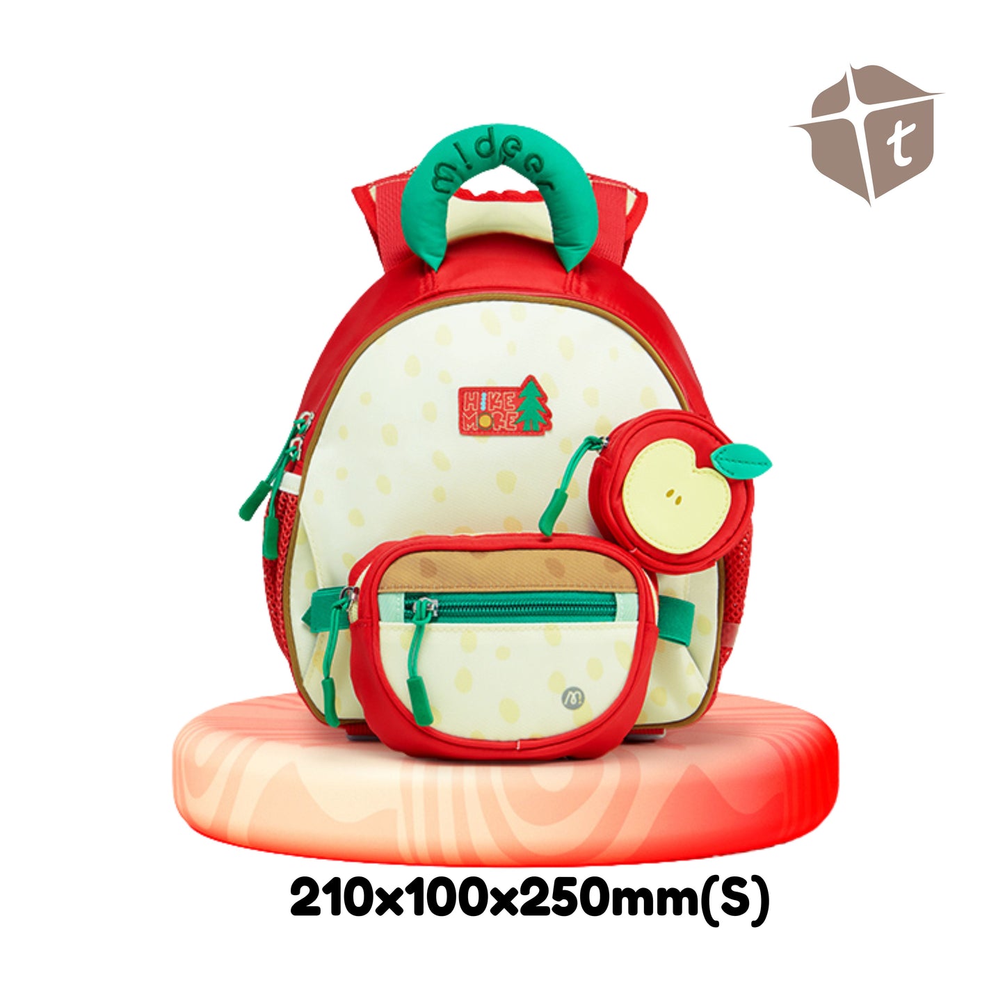 Mideer Outing Backpack - Red (Small) by Toytinkr