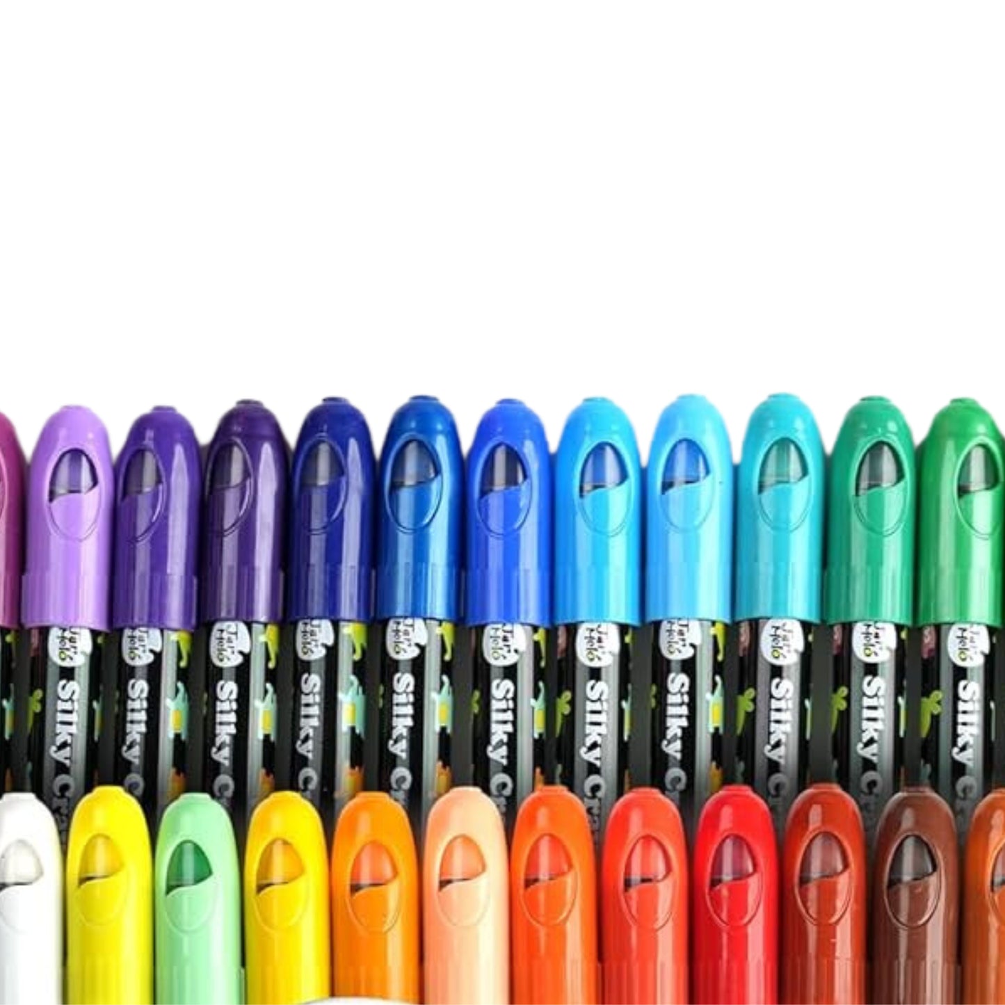 Jar Melo Silky Washable Crayons - 24 Colors by Toytinkr
