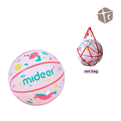 Mideer Kids Basketball Ball - Pink by Toytinkr