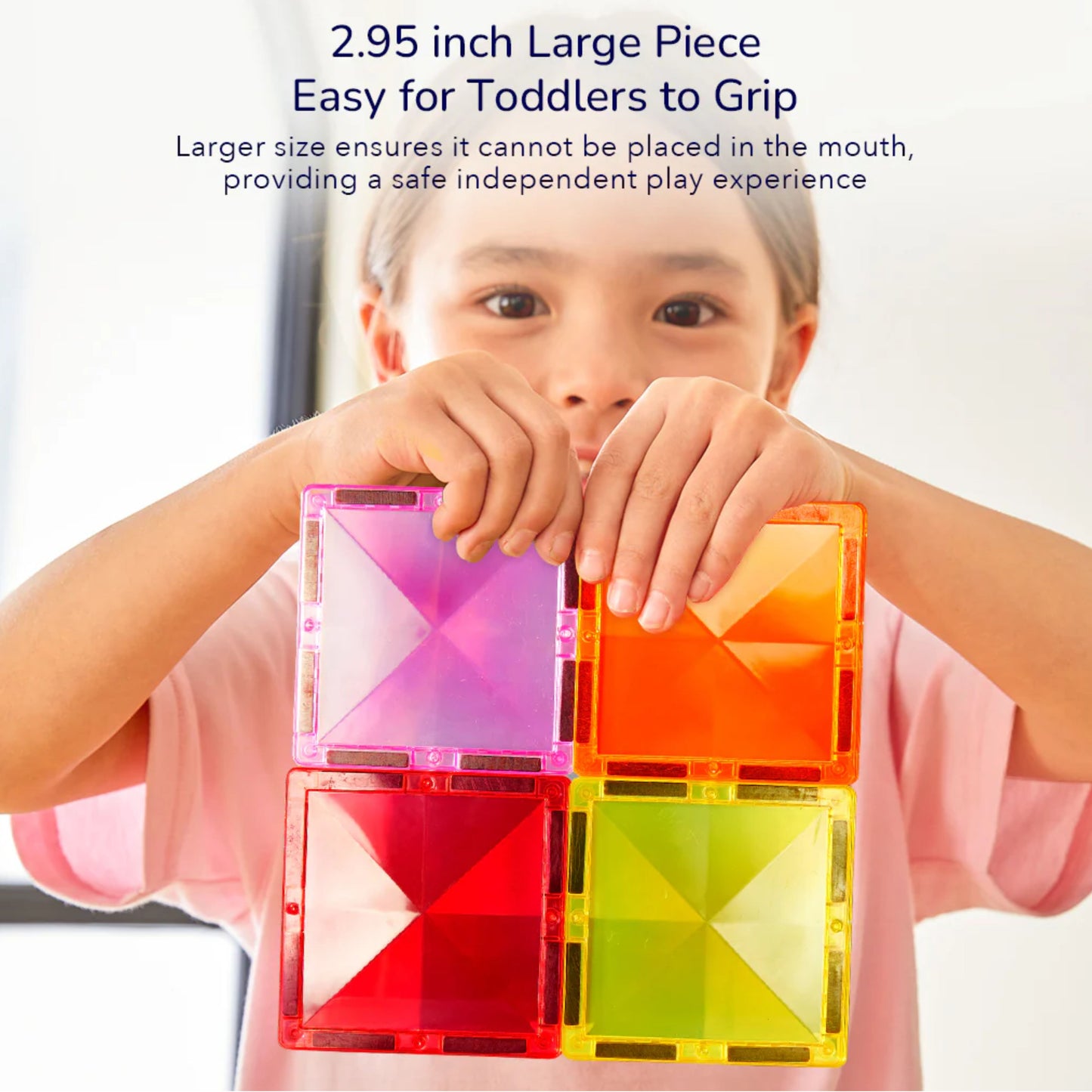 Mideer Colorful Magnetic Tiles - 60pcs by Toytinkr