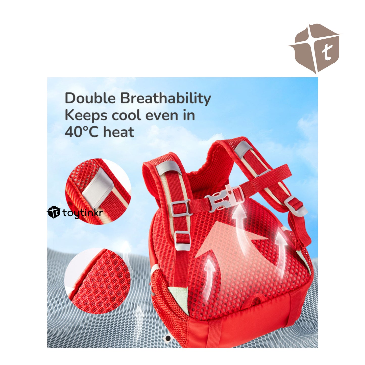 Mideer Outing Backpack  - Orange by Toytinkr