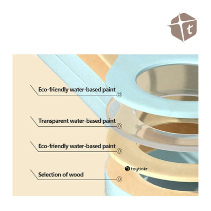 Wooden Barber Tool Set Belt by Toytinkr