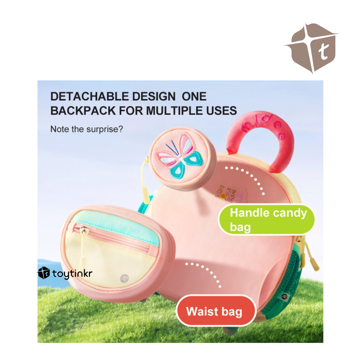 Mideer Outing Backpack  - Orange by Toytinkr