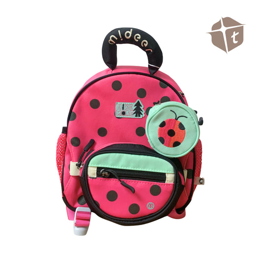 Mideer Outing Backpack - Pink Ladybug by Toytinkr