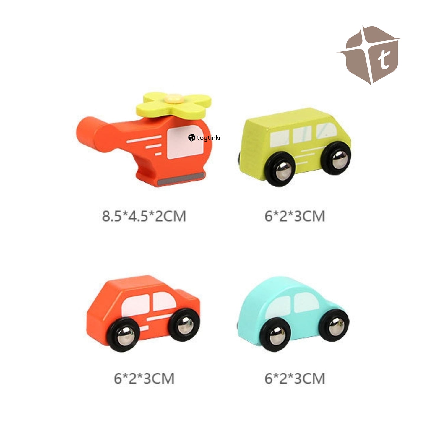 Wooden Mini Parking Lot by Toytinkr