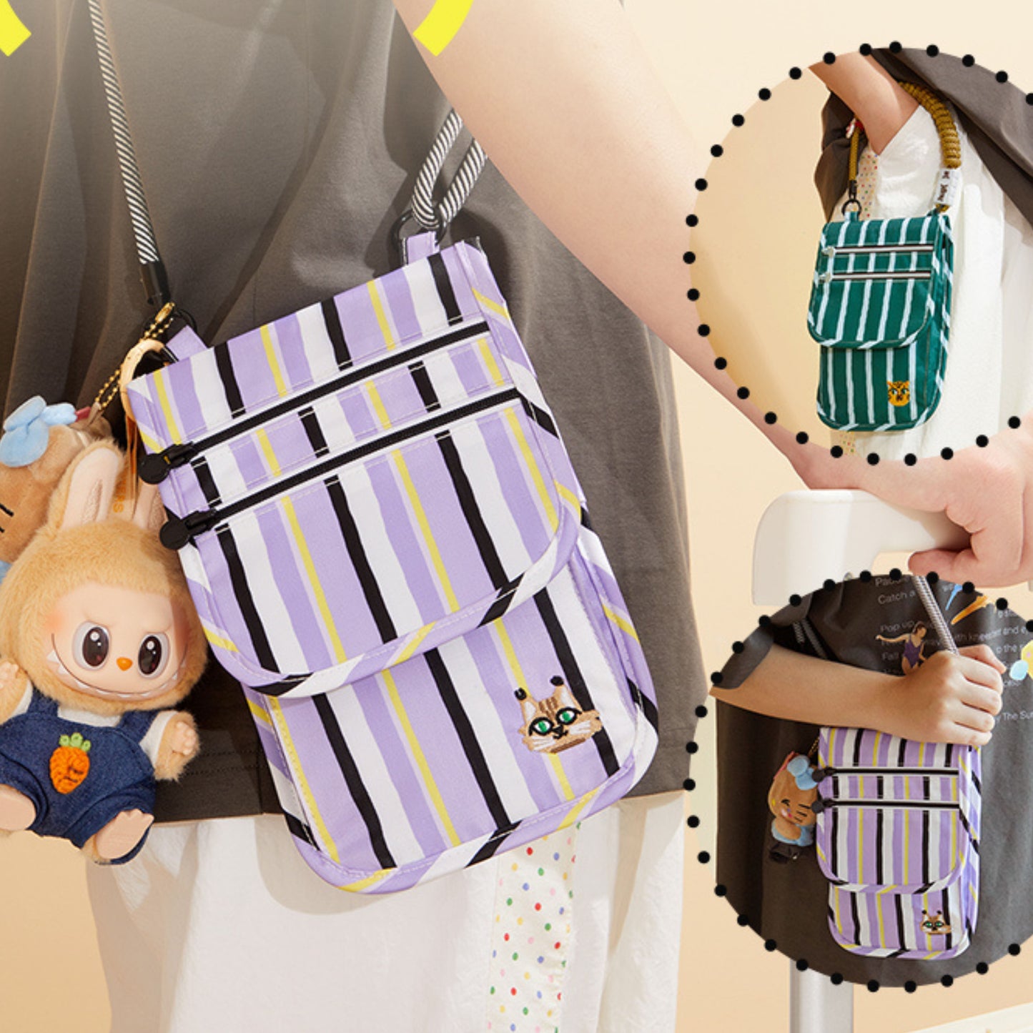 Hug Z Travel Daily Sling Bag by Toytinkr