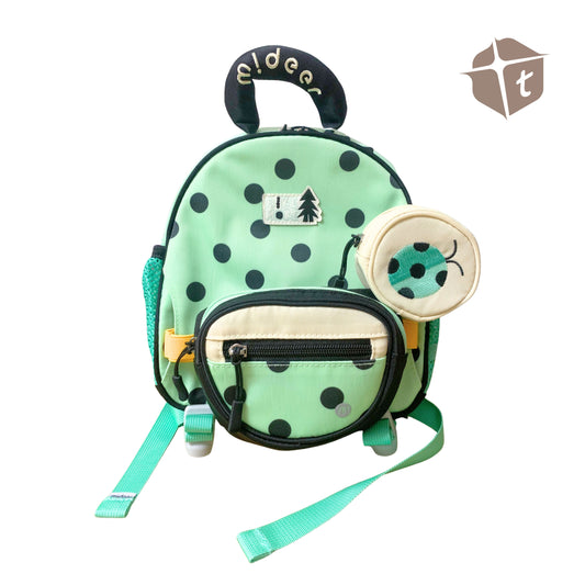 Mideer Outing Backpack - Green Ladybug by Toytinkr