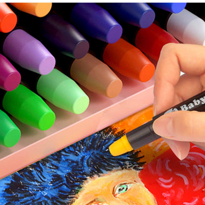 Jar Melo Silky Washable Crayons - 24 Colors by Toytinkr