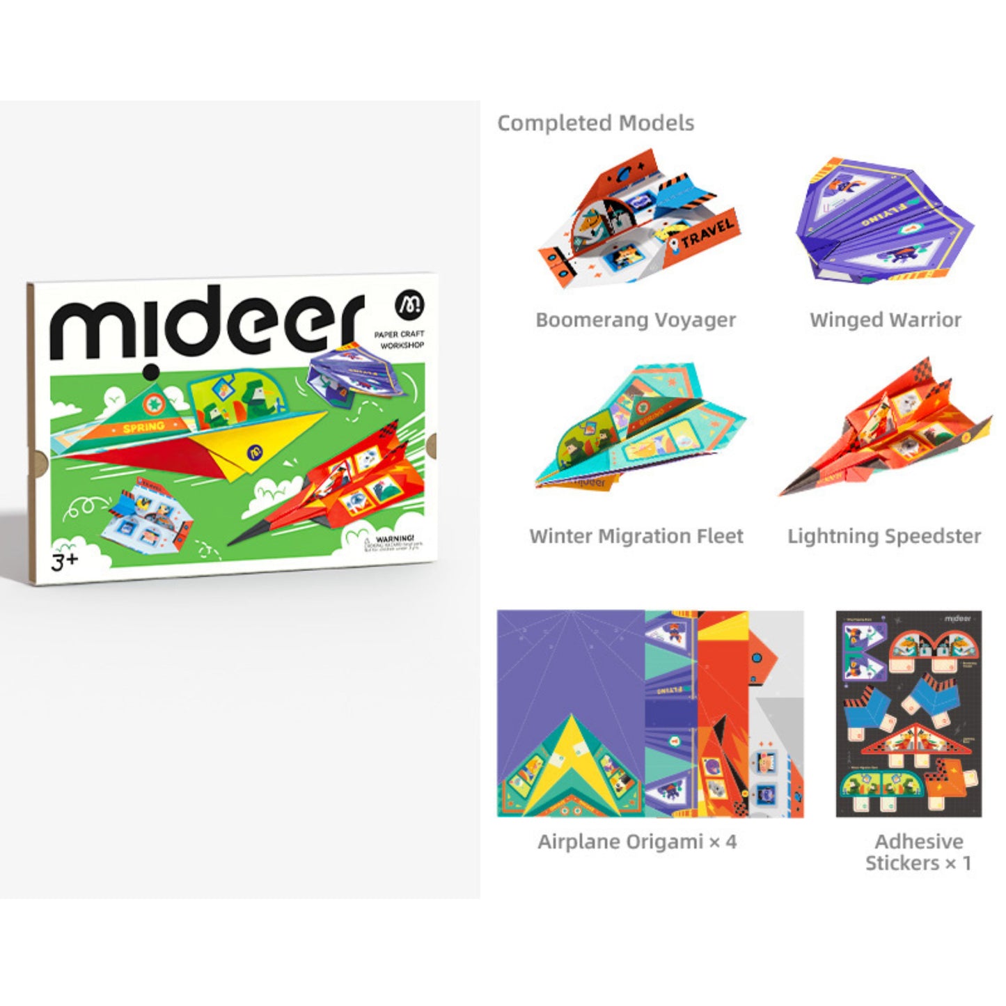 Mideer Papercraft Workshop - Air craft by Toytinkr