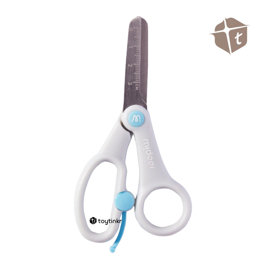 Mideer Kids Scissors - Light Blue by Toytinkr