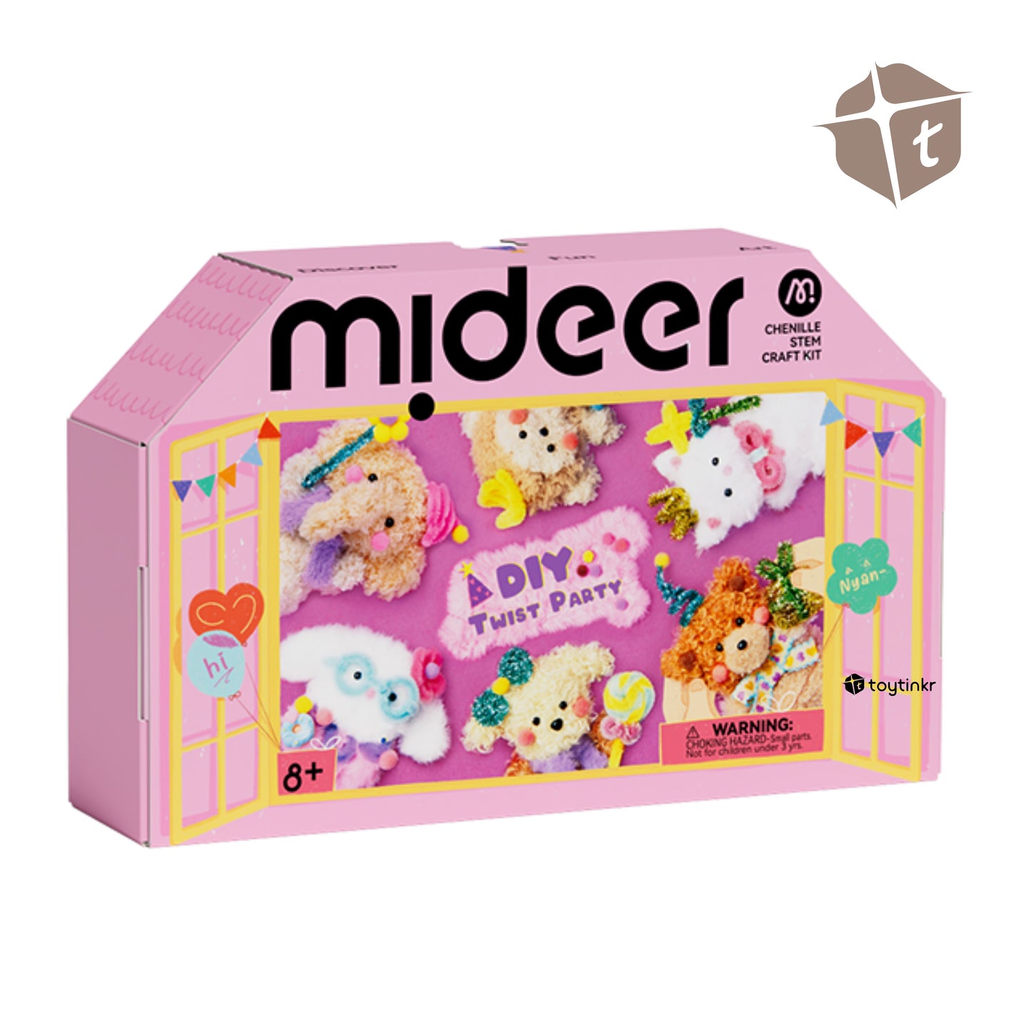 Mideer Chenille Craft - Animal Party by Toytinkr
