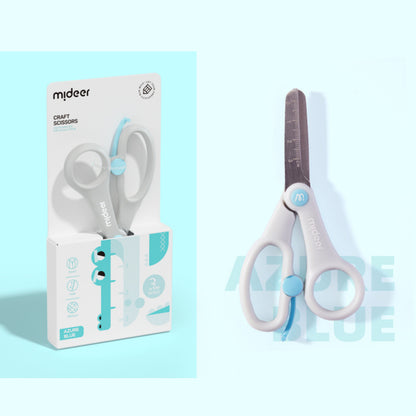 Mideer Kids Scissors - Light Blue by Toytinkr