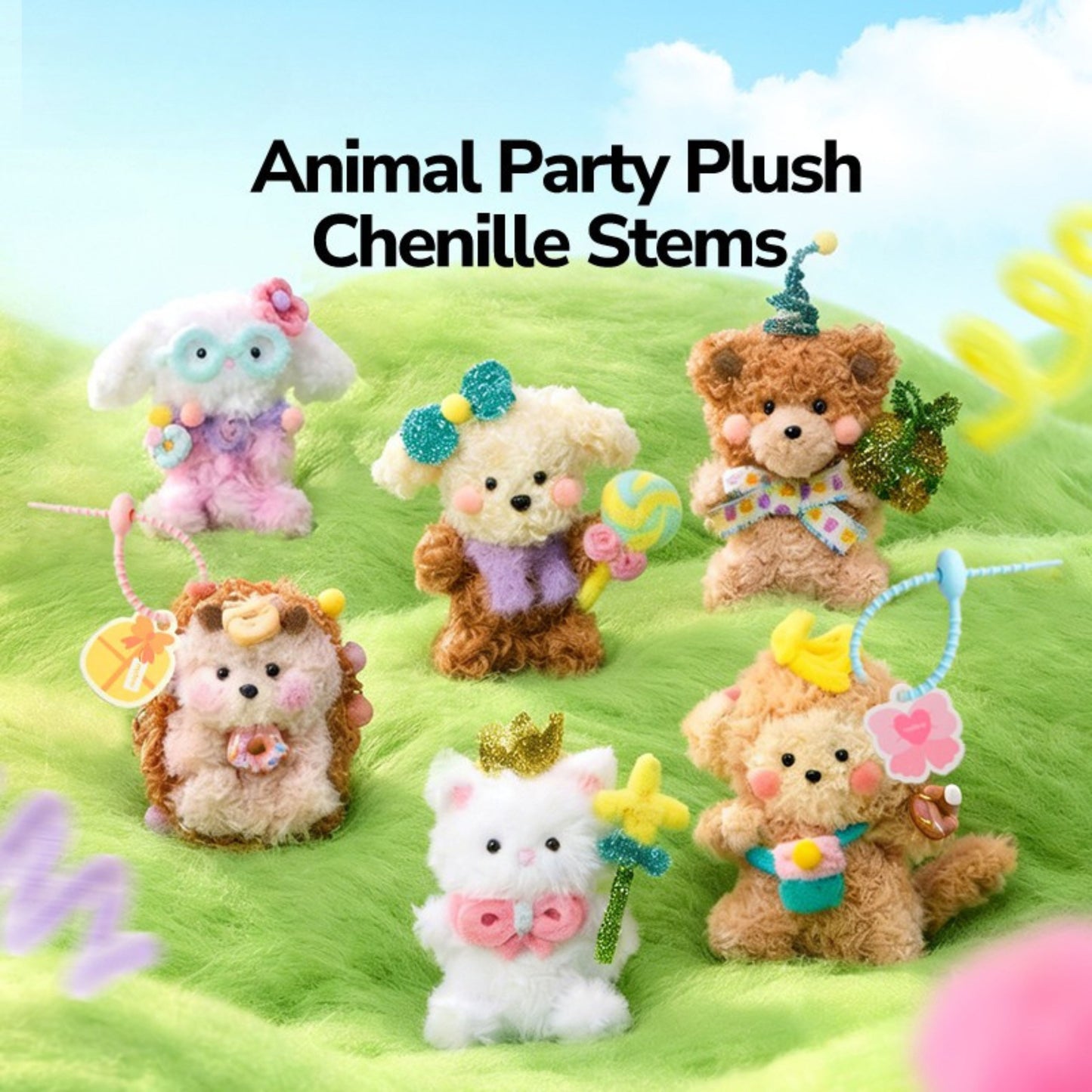 Mideer Chenille Craft - Animal Party by Toytinkr