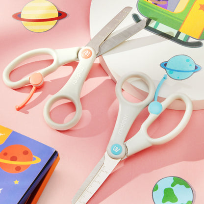Mideer Kids Scissors - Light Blue by Toytinkr