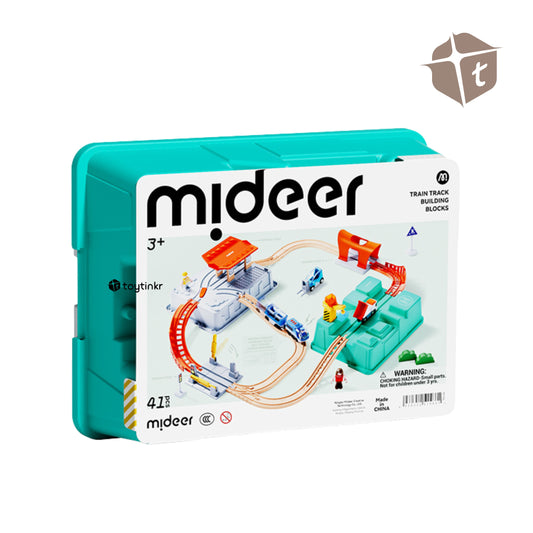 Mideer Train Track Building Blocks by Toytinkr