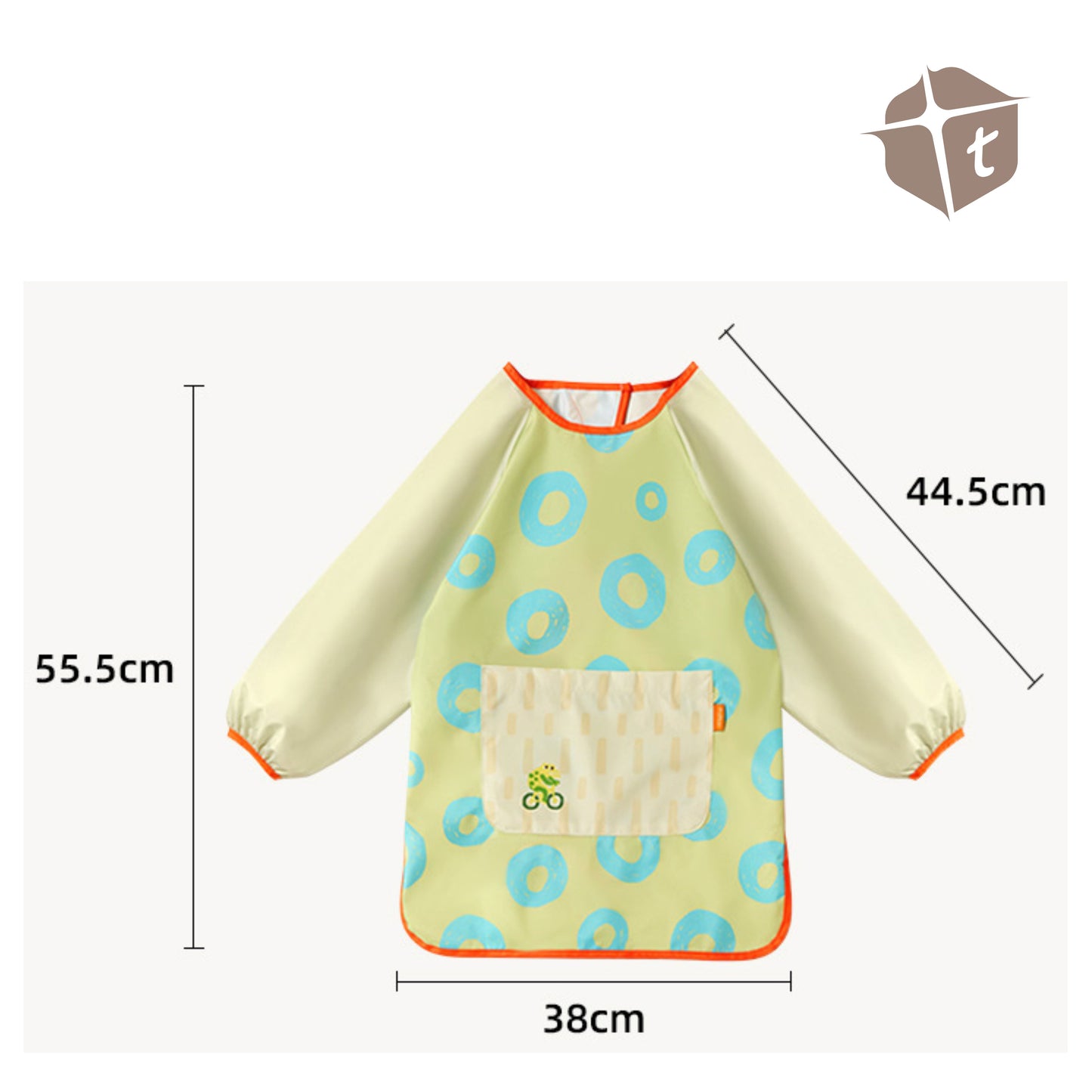Mideer Waterproof Art Smock - Green by Toytinkr