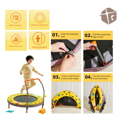 Mideer Foldable Trampoline - Leopard by Toytinkr