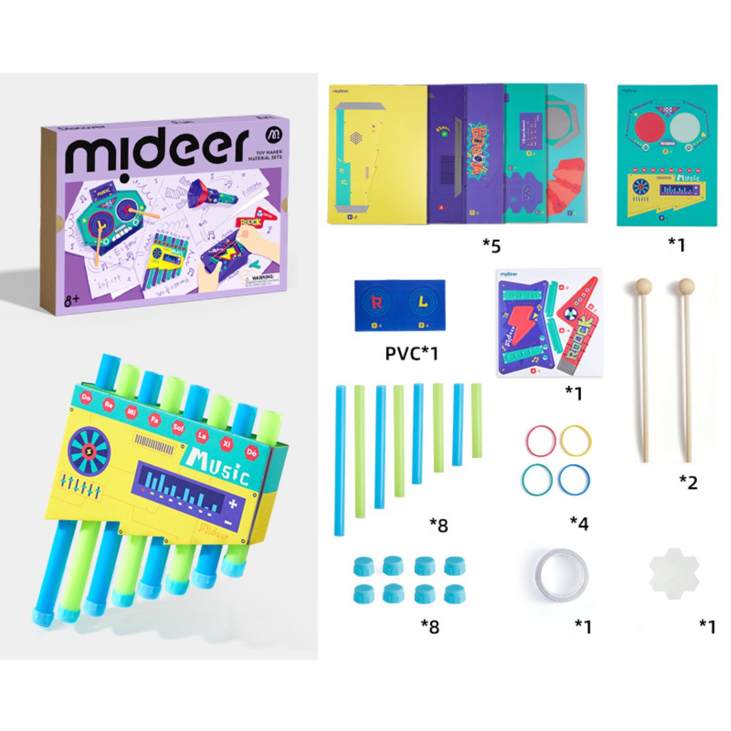 Mideer Toy Maker Material Set - Acoustics Set by Toytinkr