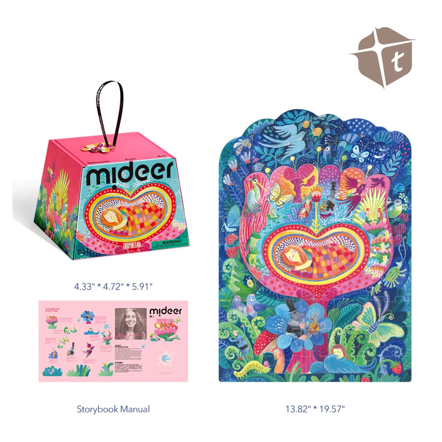 Mideer Artist Fairy Tale Box Puzzle - Thumbelina by Toytinkr