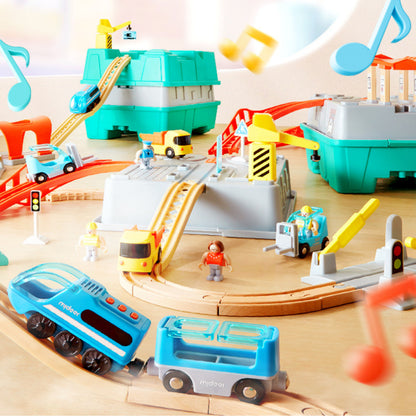 Mideer Train Track Building Blocks by Toytinkr
