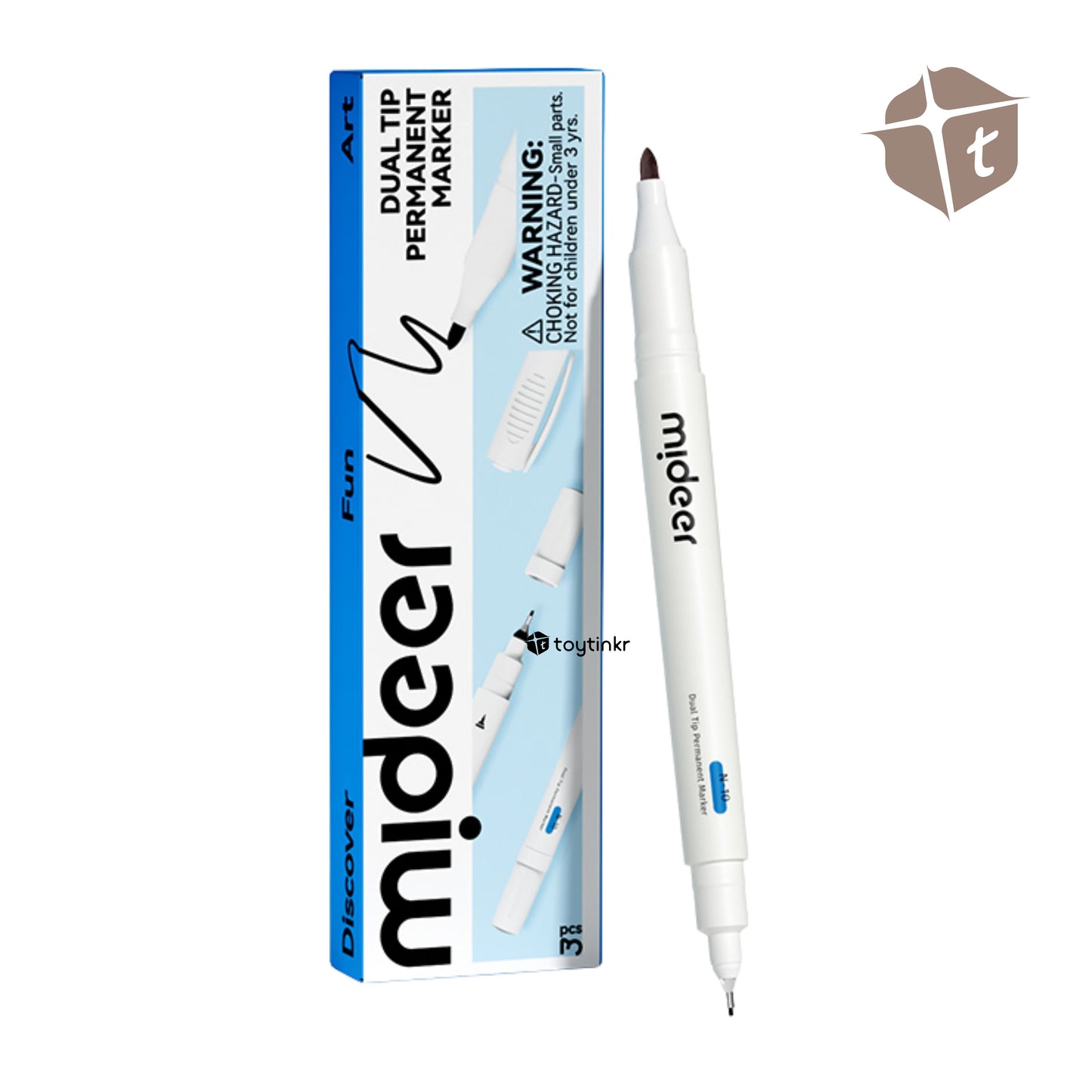 Mideer Dual Tip Permanent Marker by Toytinkr