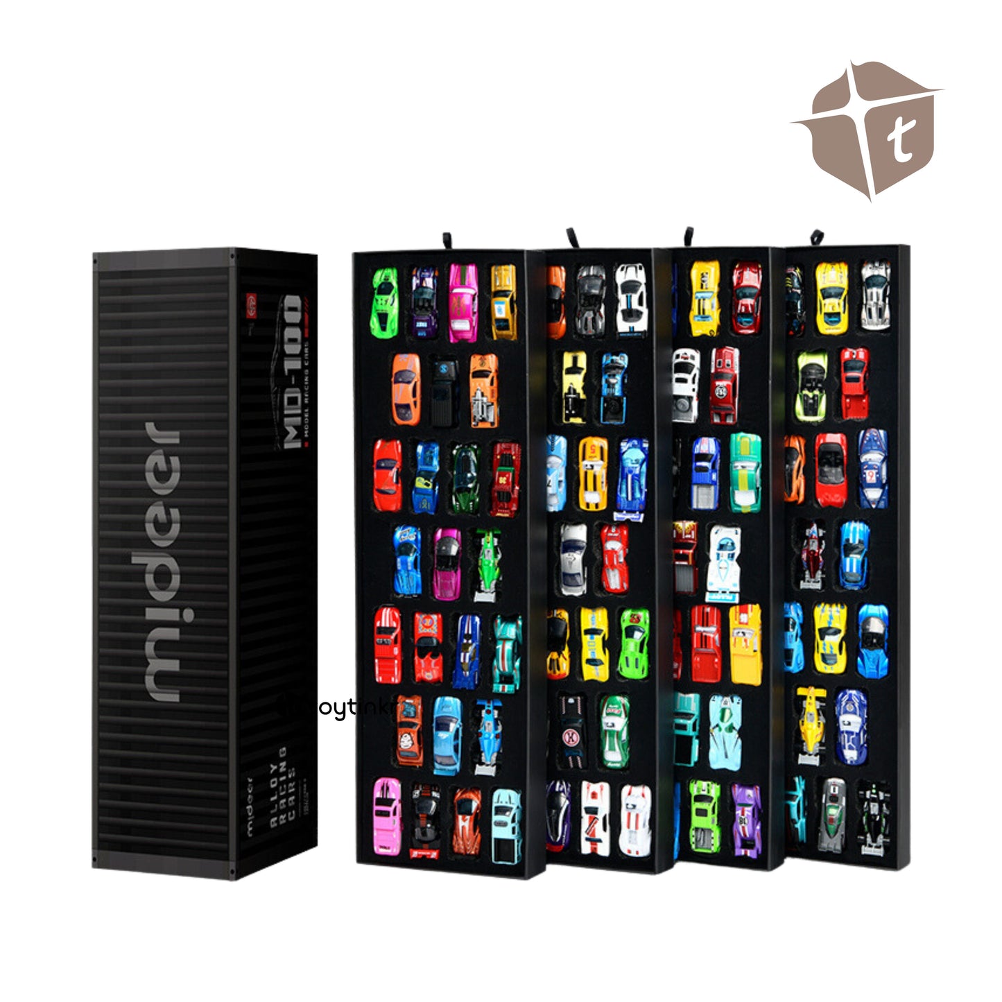 Mideer Alloy Racing Cars - 100pc Set by Toytinkr