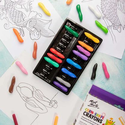 Mont Marte Corn-shaped Crayons by Toytinkr
