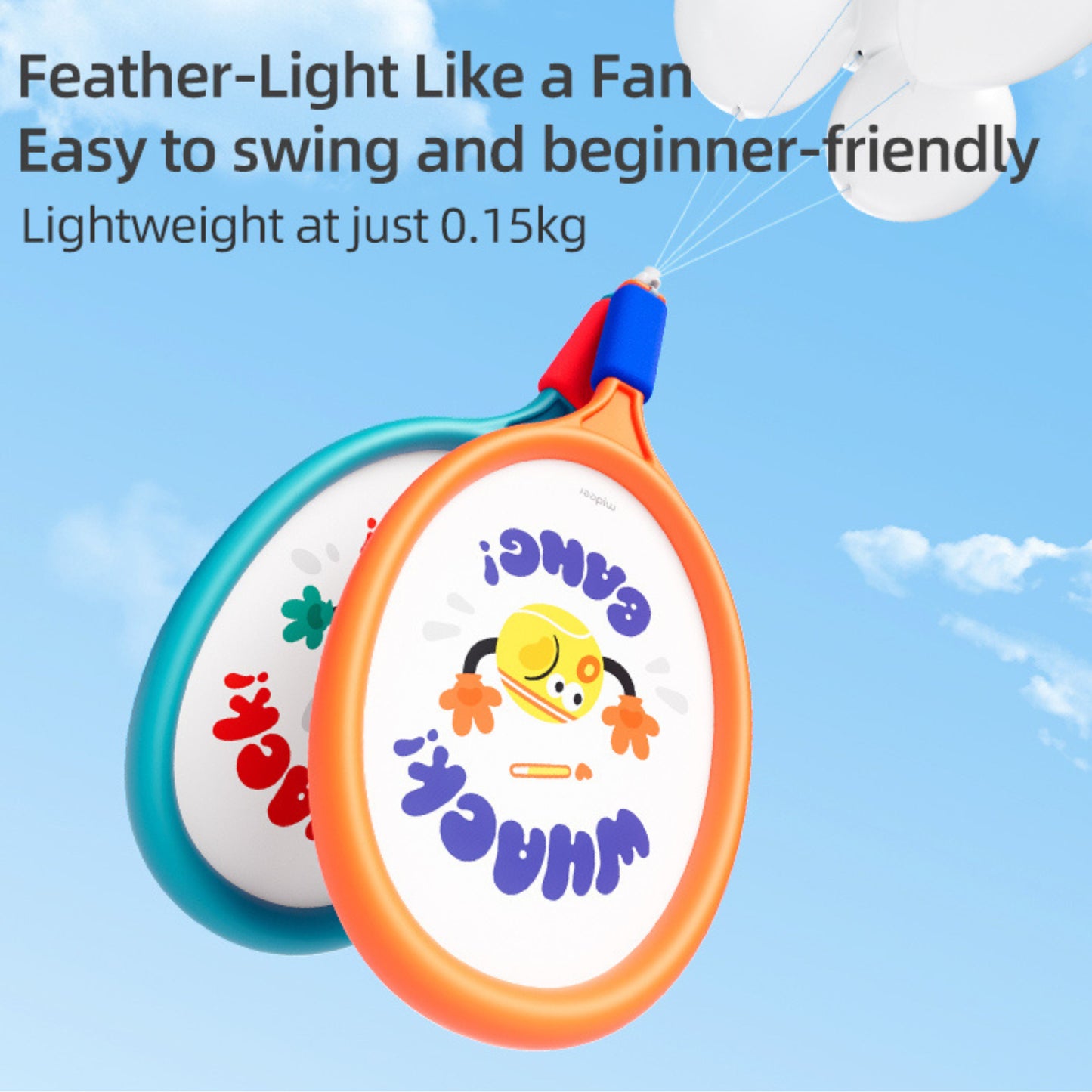 Mideer 2 in 1 Kids Entry Level Racket by Toytinkr
