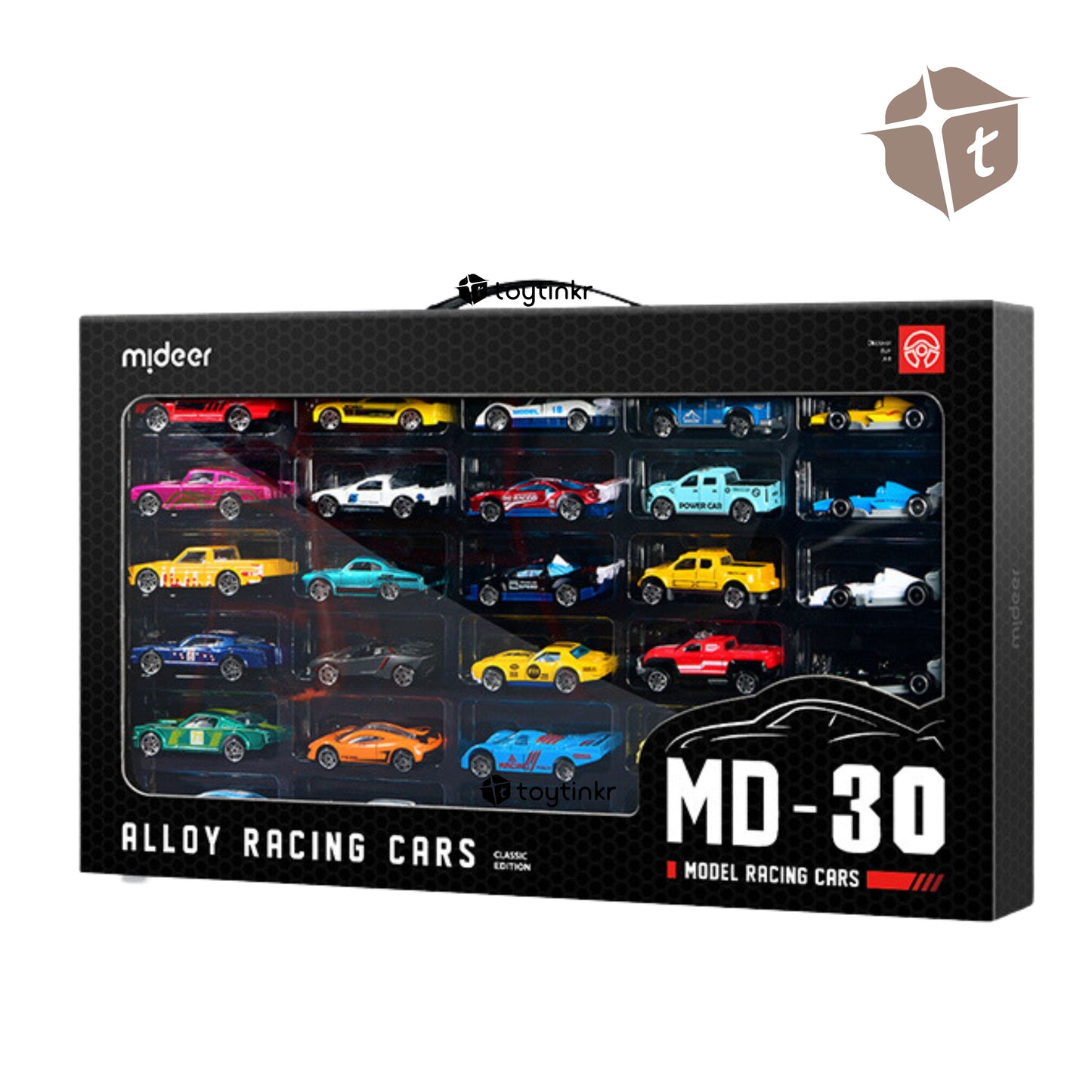 Mideer Alloy Racing Cars - 30pc Set by Toytinkr