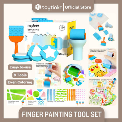 Mideer Finger Paint Tools Set by Toytinkr