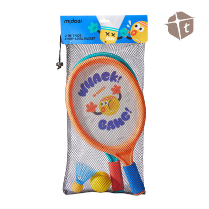 Mideer 2 in 1 Kids Entry Level Racket by Toytinkr