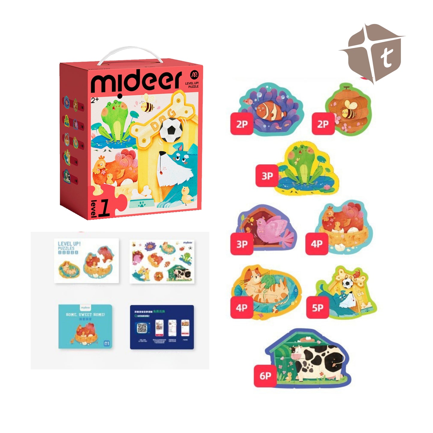 Mideer Advanced Puzzle - Level 1 Home Sweet Home by Toytinkr