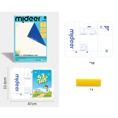 Mideer Stick-On Book Cover by Toytinkr