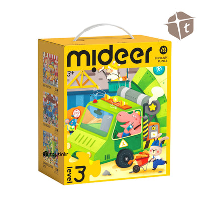 Mideer Advanced Puzzle - Level 3 City Transportation by Toytinkr
