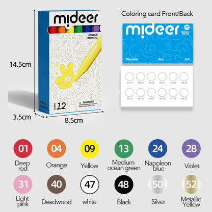 Mideer Personalized Acrylic Art Markers by Toytinkr
