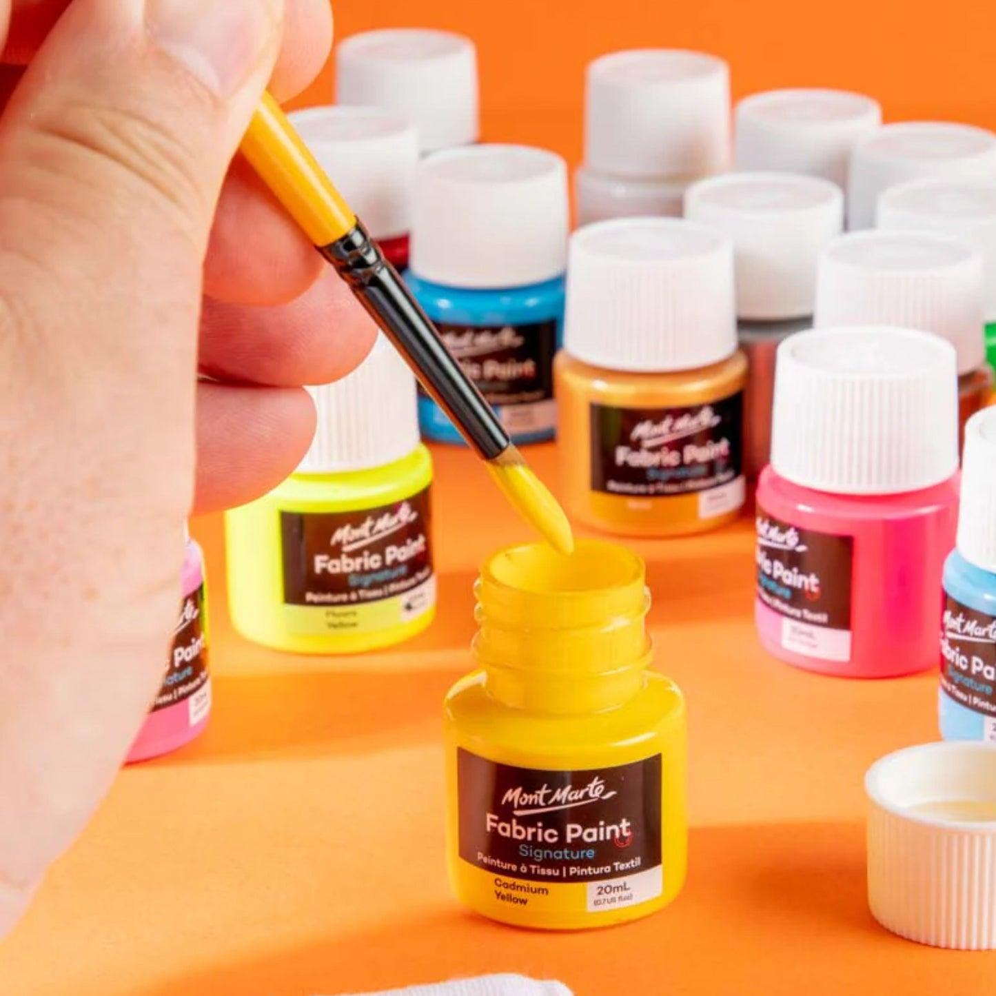 Mont Marte Fabric Paint - 20 Colors by Toytinkr