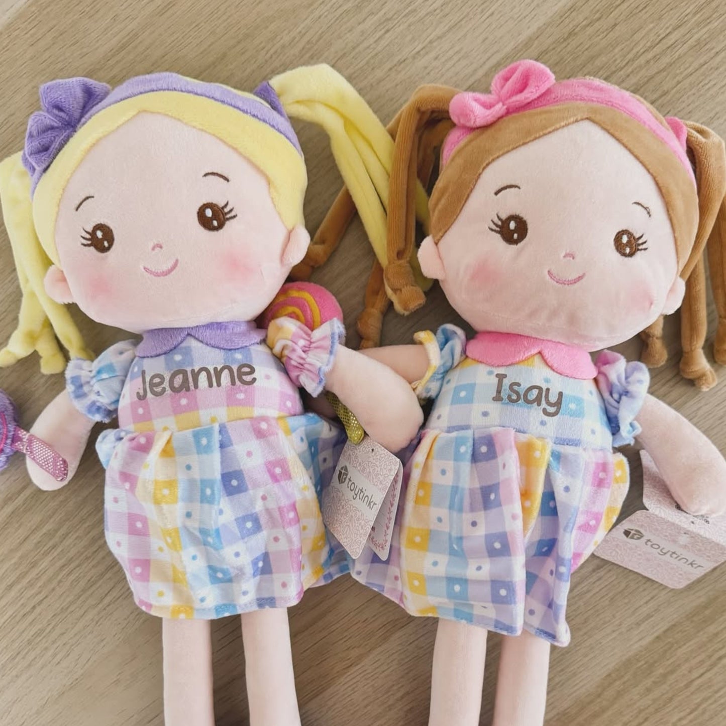 Personalized Lolly Dolls by Toytinkr