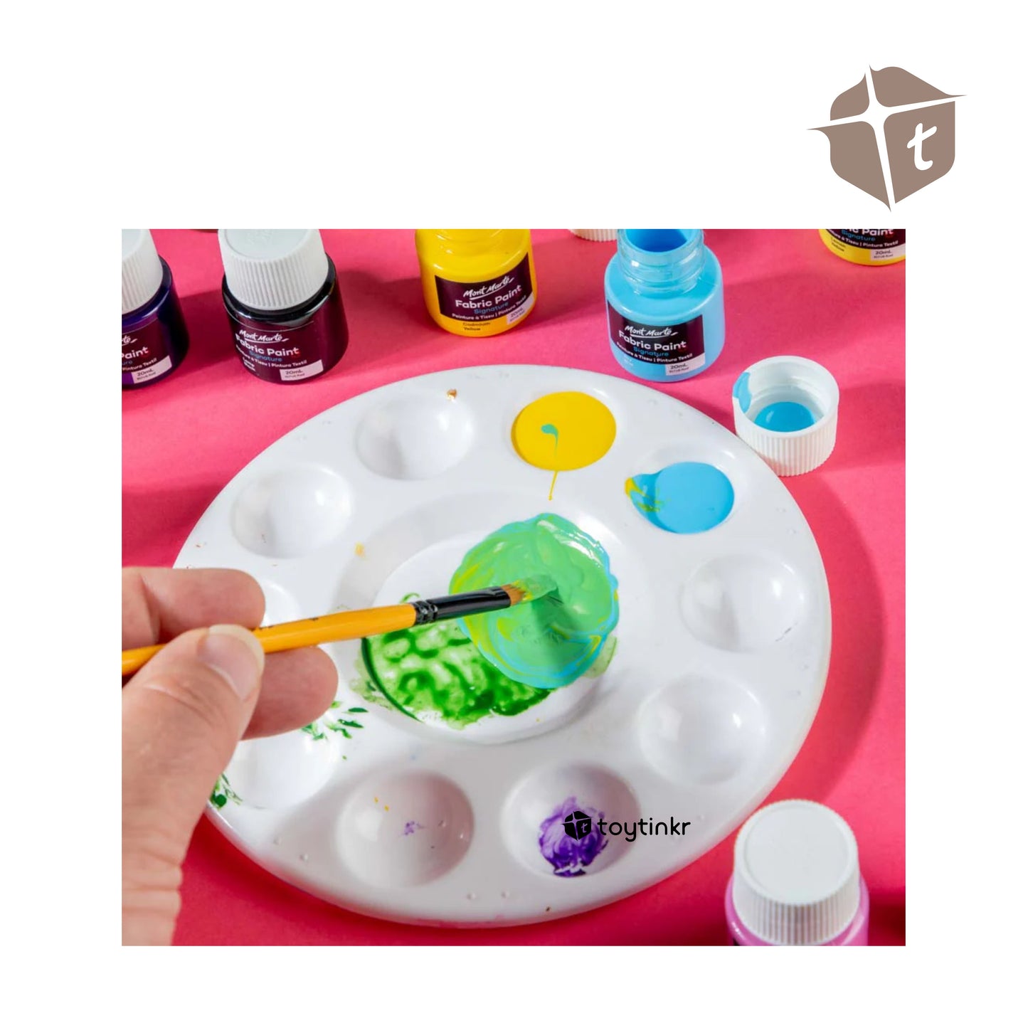 Mont Marte Fabric Paint - 20 Colors by Toytinkr