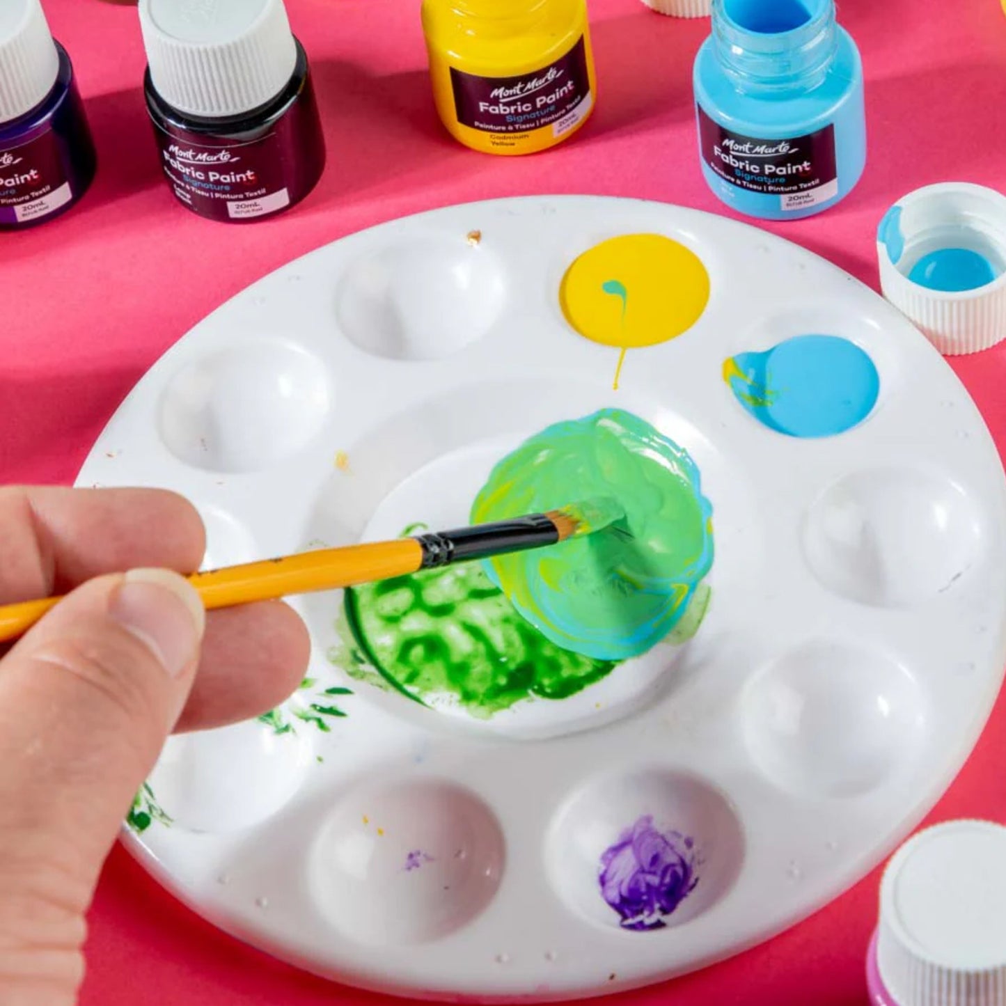 Mont Marte Fabric Paint - 20 Colors by Toytinkr