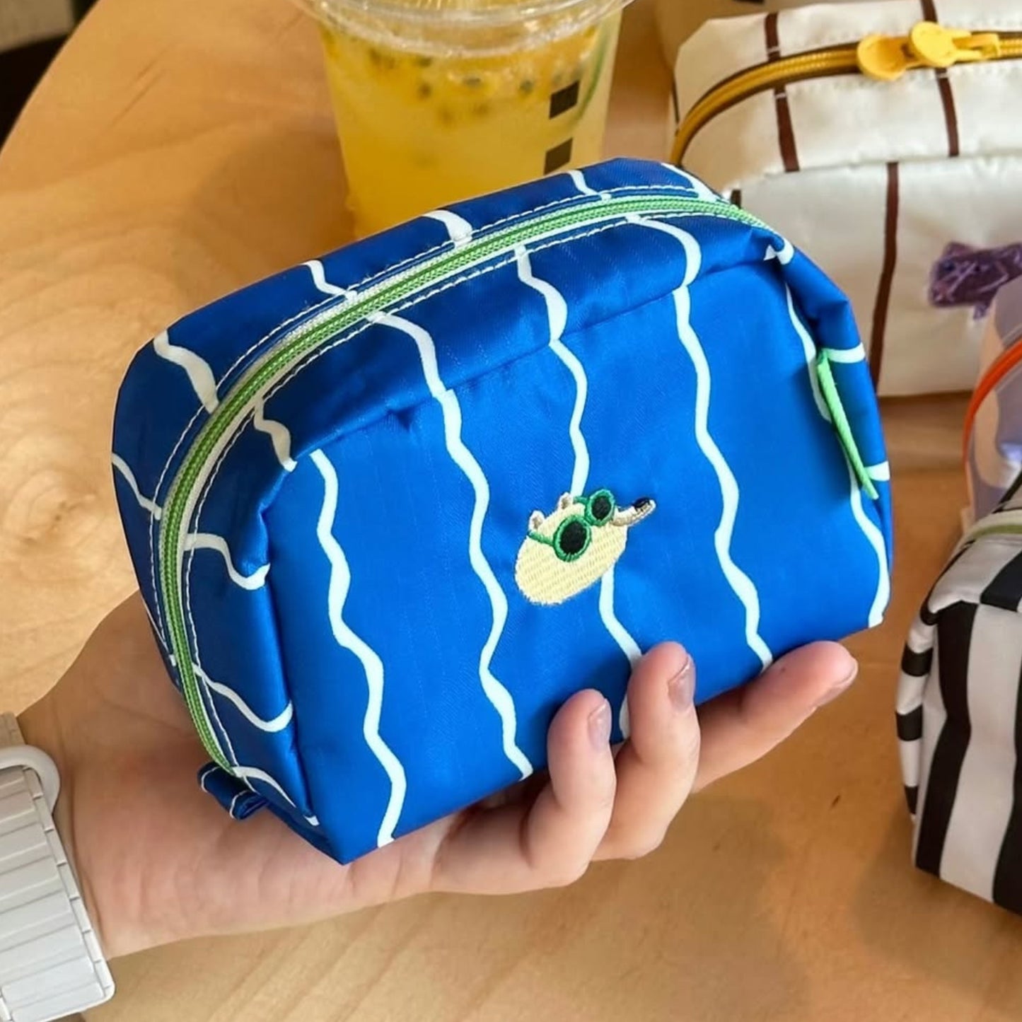 Hug Z Personalized Cosmetic Pouch by Toytinkr