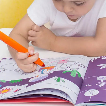 Mideer Drawing Coloring Book - Blue by Toytinkr