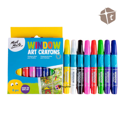 Mont Marte Window Art Crayons 8pc by Toytinkr