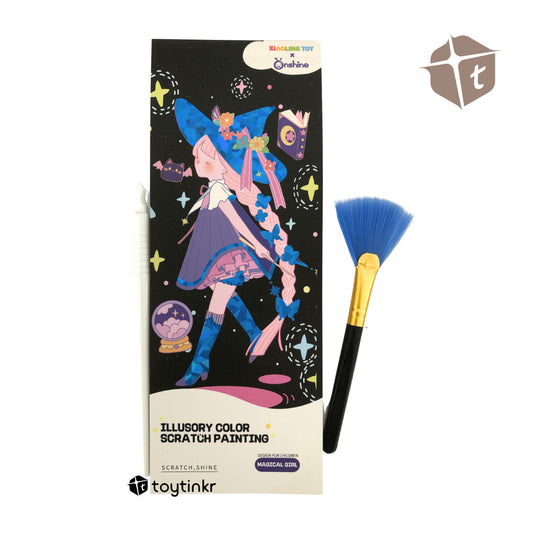 Illusory Color Scratch Painting - Magical Girl by Toytinkr