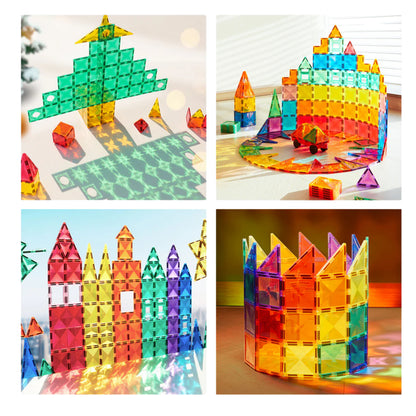Mideer Distinctive Magnetic Tiles 100pcs by Toytinkr
